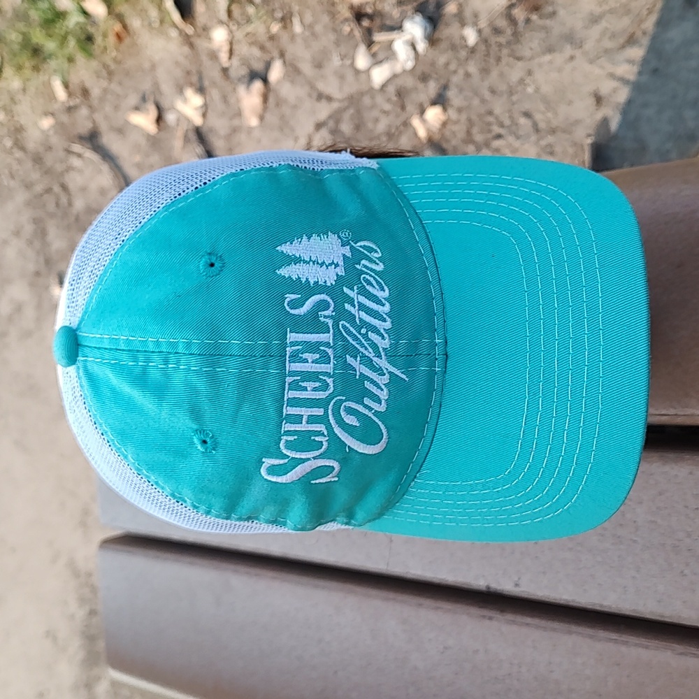 Scheels Outfitters Embroidered Trucker Mesh Snapback Hat Cap